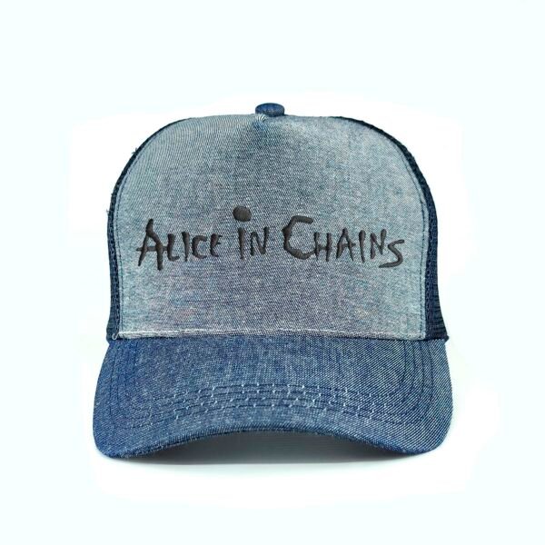 AliceInChains_Modelo1_Frente_Negro Gorra Alice in Chains
