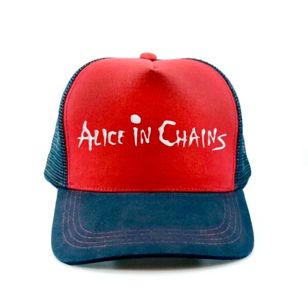 AliceInChains_Modelo6_Frente_Blanco Gorra Alice in Chains