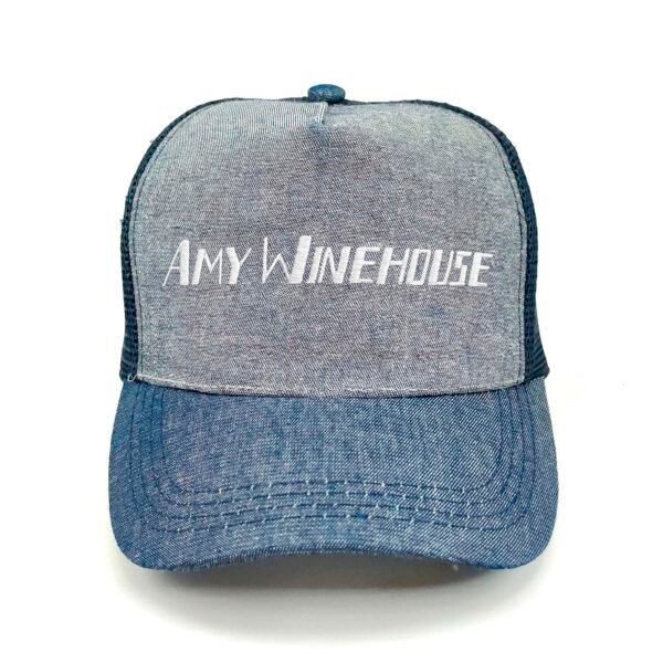 Amy-Winehouse_Modelo1_Frente_Blanco Gorra Amy Winehouse