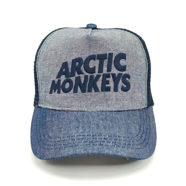 Arctic-Monkeys_Modelo1_Frente_AzMarino Gorra Arctic Monkeys