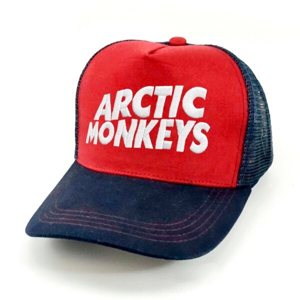 Arctic-Monkeys_Modelo6_Diagonal_Blanco Gorra Arctic Monkeys