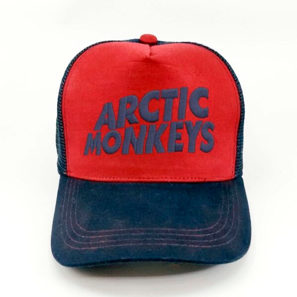 Arctic-Monkeys_Modelo6_Frente_AzMarino Gorra Arctic Monkeys