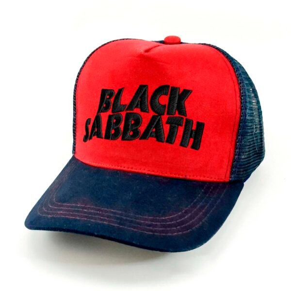 Black-Sabbath_Modelo6_Diagonal_Negro Gorra Black Sabbath