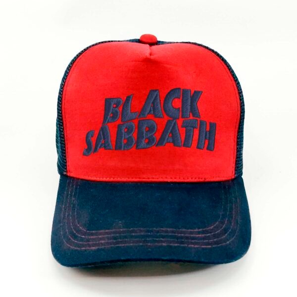 Black-Sabbath_Modelo6_Frente_AzMarino Gorra Black Sabbath