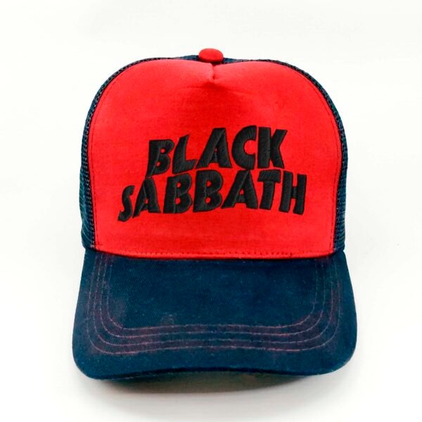Black-Sabbath_Modelo6_Frente_Negro Gorra Black Sabbath