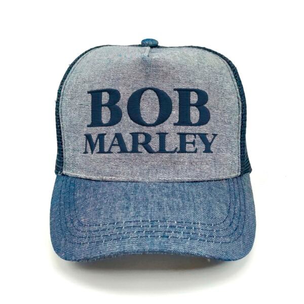 Bob-Marley_Modelo1_Frente_AzMArino Gorra Bob Marley