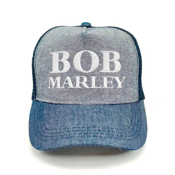 Bob-Marley_Modelo1_Frente_Blanco Gorra Bob Marley