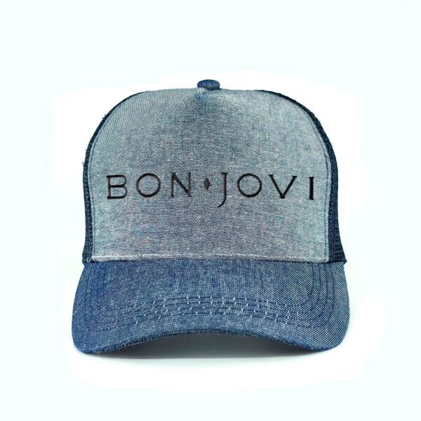 BonJovi_Modelo1_Frente_Negro Gorra Bon Jovi