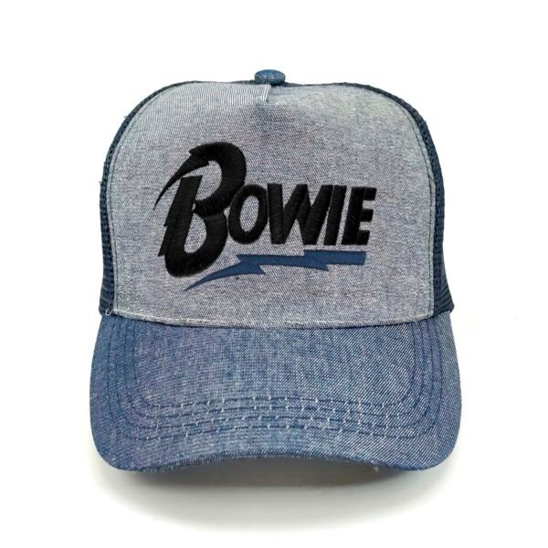 Bowie_Modelo1_Frente_Negro Gorra Bowie