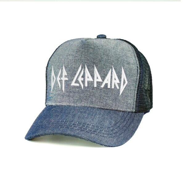 Def-Leppard_Modelo1_Diagonal_Blanco Gorra Def Leppard