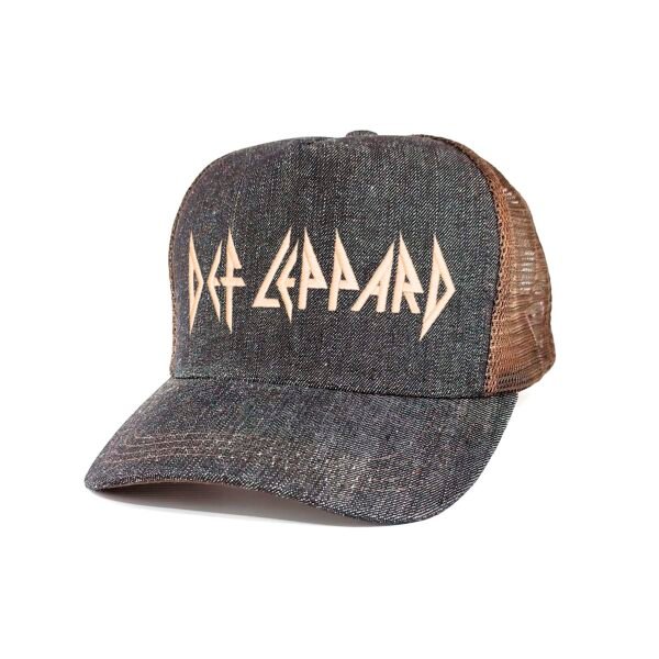 Def-Leppard_Modelo2_Diagonal_Dorado Gorra Def Leppard