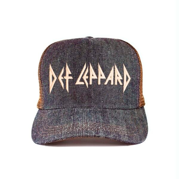 Def-Leppard_Modelo2_Frente_Dorado Gorra Def Leppard