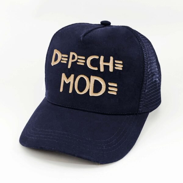 Depeche-Mode_Modelo8_Diagonal_Dorado Gorra Depeche Mode