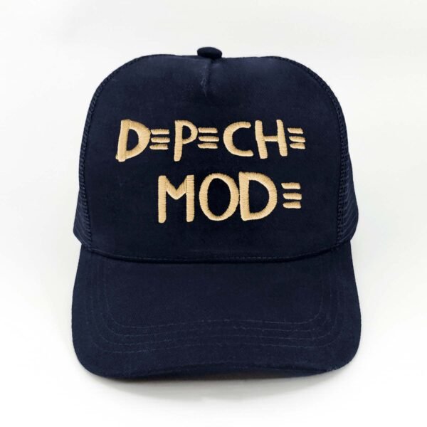 Depeche-Mode_Modelo8_Frente_Dorado Gorra Depeche Mode