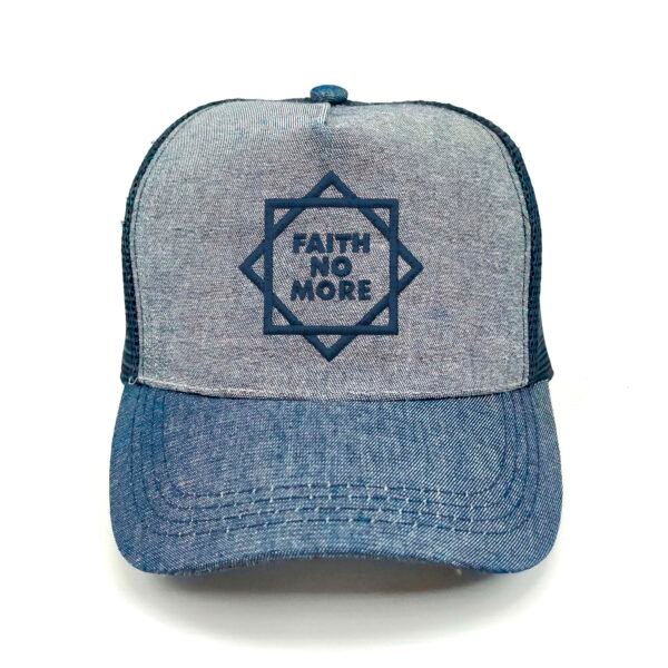 Faith-No-More_Modelo1_Frente_AzMarino Gorra Faith No More