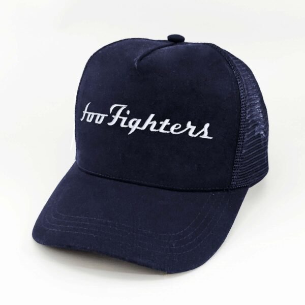 Foo-Fighters_Modelo8_Diagonal_Blanco Gorra Foo Fighters