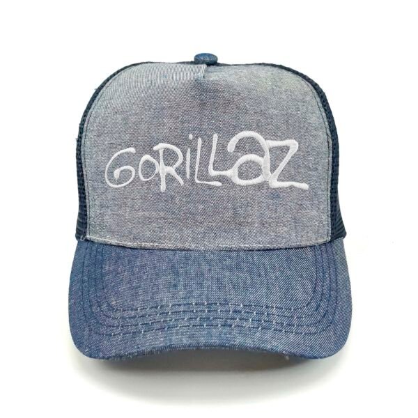 Gorillaz_Modelo1_Frente_Blanco Gorra Gorillaz