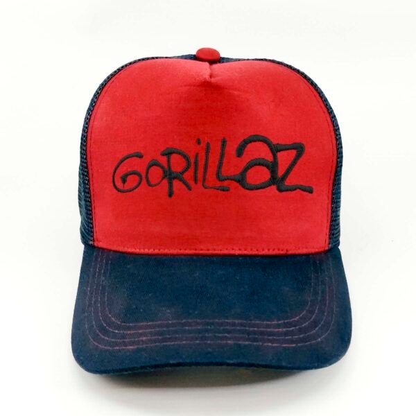 Gorillaz_Modelo6_Frente_Negro Gorra Gorillaz