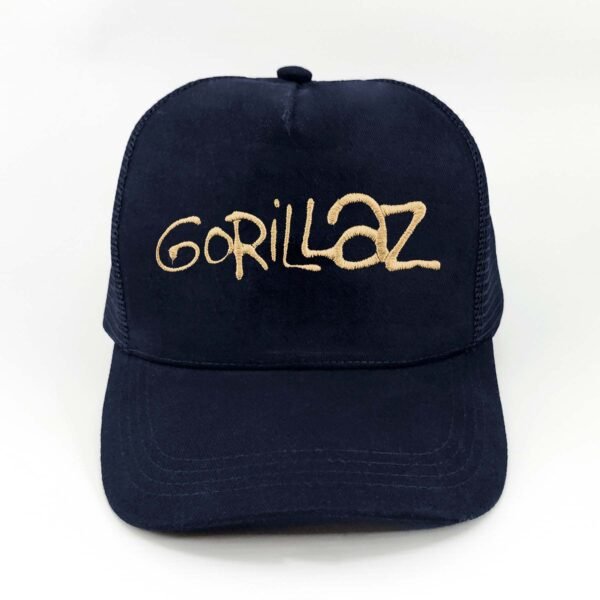 Gorillaz_Modelo8_Frente_Dorado Gorra Gorillaz