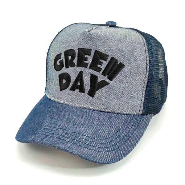 Green-Day_Modelo1_Diagonal_Negro Gorra Green Day