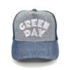 Green-Day_Modelo1_Frente_Blanco Gorra Green Day