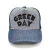 Green-Day_Modelo1_Frente_Negro Gorra Green Day