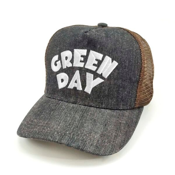 Green-Day_Modelo2_Diagonal_Blanco Gorra Green Day