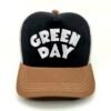 Green-Day_Modelo3_Frente_Blanco Gorra Green Day