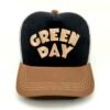 Green-Day_Modelo3_Frente_Dorado Gorra Green Day