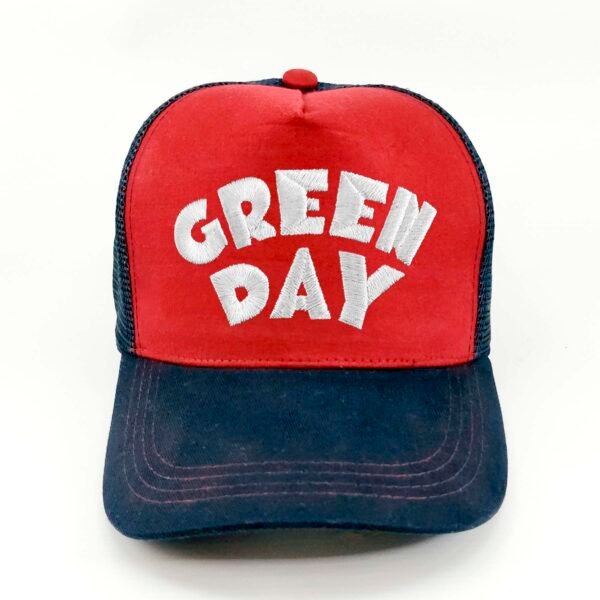 GreenDay_Modelo6_Frente_Blanco Gorra Green Day