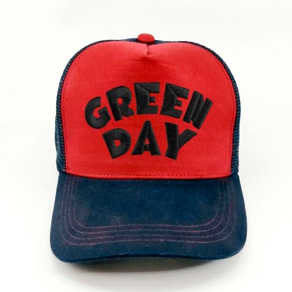 GreenDay_Modelo6_Frente_Negro Gorra Green Day