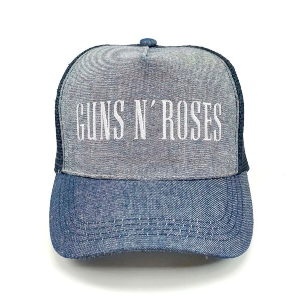 Guns-N-Roses_Modelo1_Frente_Blanco Gorra Guns N' Roses