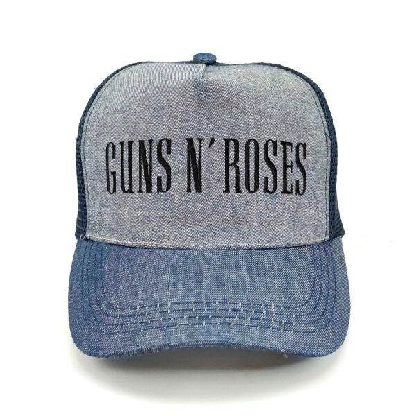 Guns-N-Roses_Modelo1_Frente_Negro Gorra Guns N' Roses