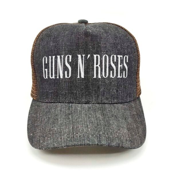 Guns-N-Roses_Modelo2_Frente_Blanco Gorra Guns N' Roses