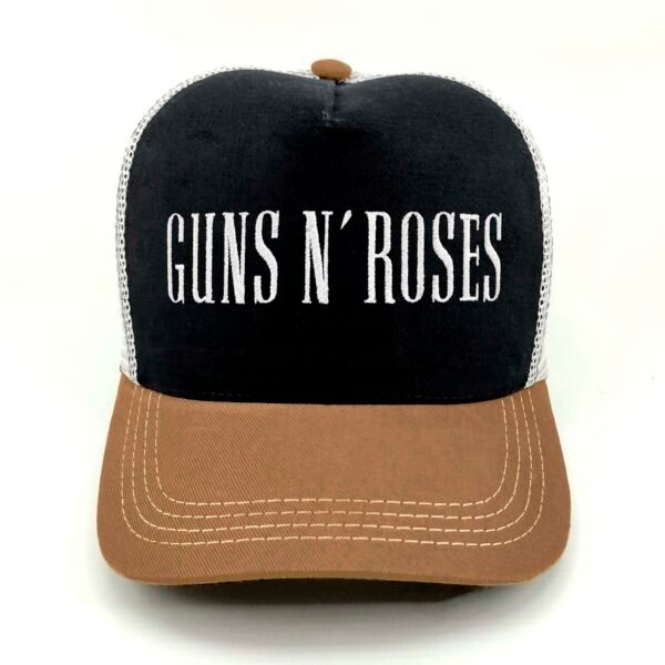 Guns-N-Roses_Modelo3_Frente_Blanco Gorra Guns N' Roses