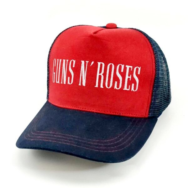Guns-N-Roses_Modelo6_Diagonal_Blanco Gorra Guns N' Roses