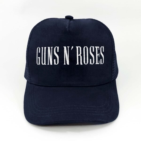 Guns-N-Roses_Modelo8_Frente_Blanco Gorra Guns N' Roses