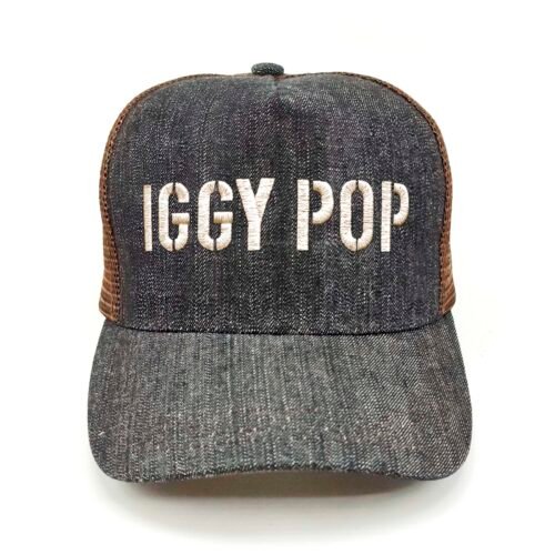 Iggy-Pop_Modelo2_Frente_Dorado Gorra Iggy Pop