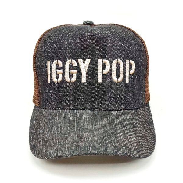 Iggy-Pop_Modelo2_Frente_Dorado Gorra Iggy Pop
