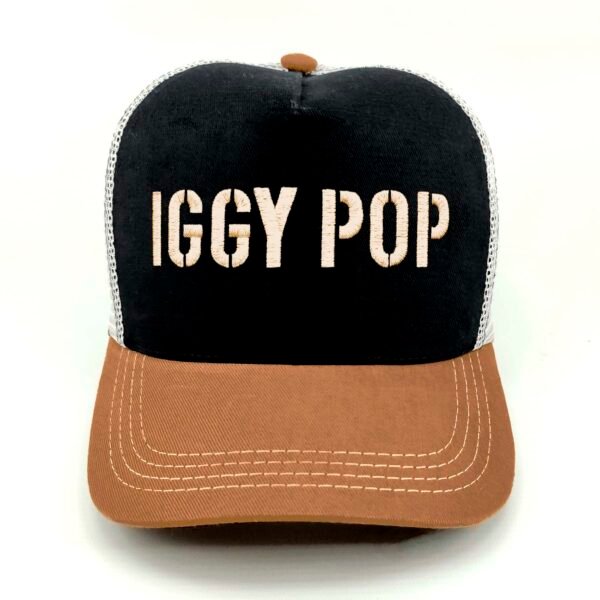 Iggy-Pop_Modelo3_Frente_Dorado Gorra Iggy Pop