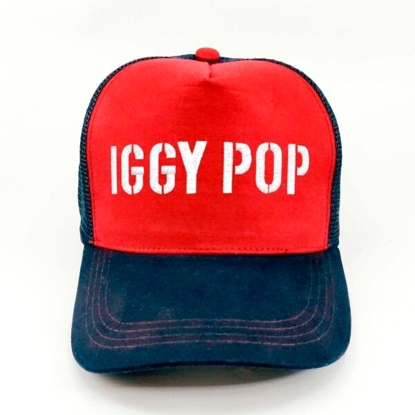 Iggy-Pop_Modelo6_Frente_Blanco Gorra Iggy Pop