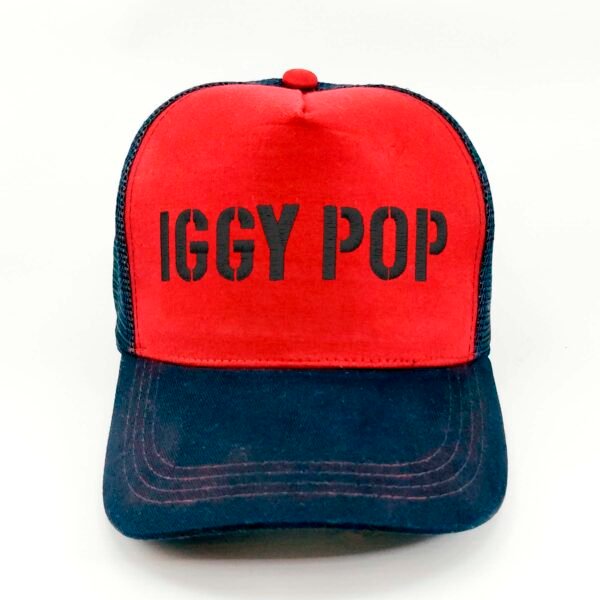 Iggy-Pop_Modelo6_Frente_Negro Gorra Iggy Pop