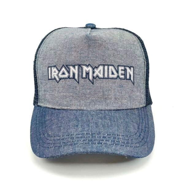 Iron-Maiden_Modelo1_Frente_Blanco Gorra Iron Maiden