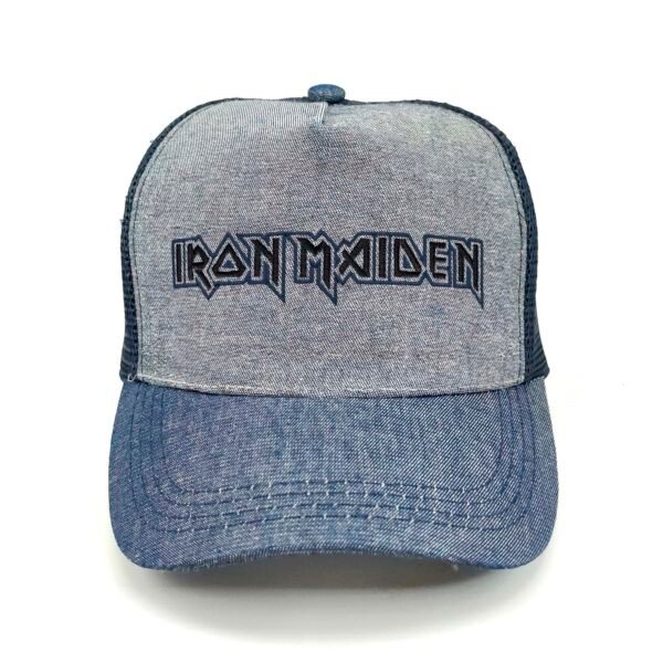 Iron-Maiden_Modelo1_Frente_Negro Gorra Iron Maiden