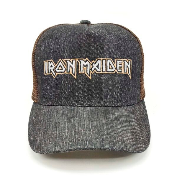 Iron-Maiden_Modelo2_Frente_Blanco Gorra Iron Maiden
