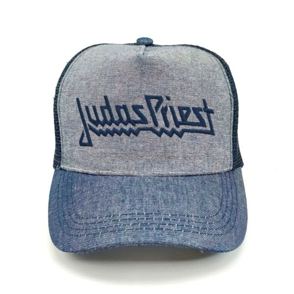 Judas-Priest_Modelo1_Frente_AzMarino Gorra Judas Priest