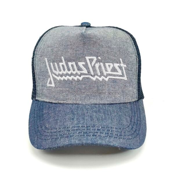 Judas-Priest_Modelo1_Frente_Blanco Gorra Judas Priest