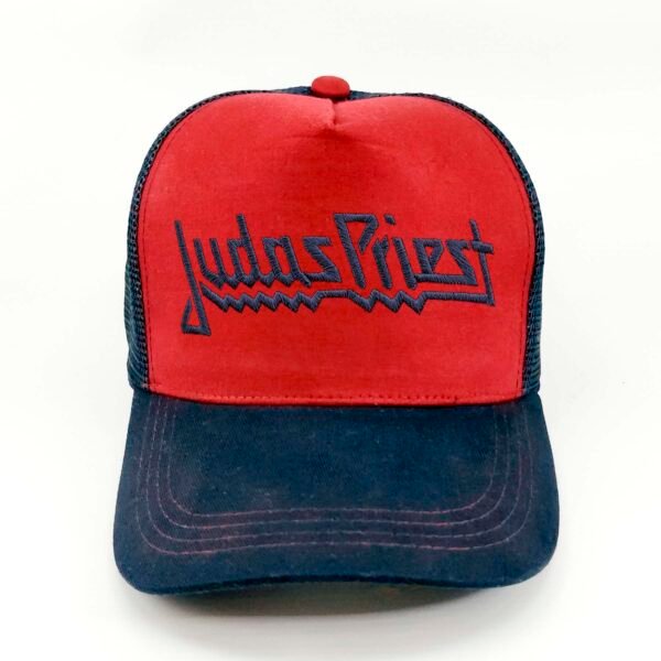 Judas-Priest_Modelo6_Frente_AzMarino Gorra Judas Priest