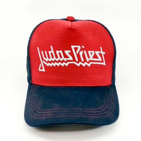 Judas-Priest_Modelo6_Frente_Blanco Gorra Judas Priest