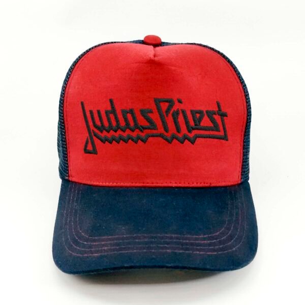 Judas-Priest_Modelo6_Frente_Negro Gorra Judas Priest